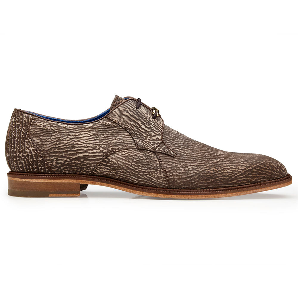 Belvedere Ray Genuine Shark Shoes Brown