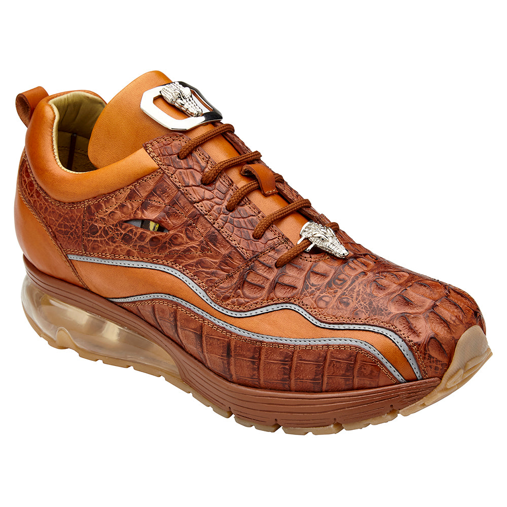 Belvedere Hornback Crocodile / Calfskin Sneakers Antique Sport