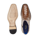Belvedere Roger Genuine Ostrich Quill Chelsea Boots Ant Brandy (R55)