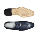 Belvedere Rovigo Ostrich Dress Shoes Navy