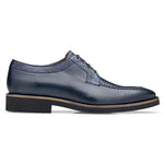 Belvedere Samuel Ostrich & Calf Dress Shoes Blue Safari