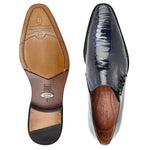 Belvedere Savana Ostrich & Calf Loafers Antique Navy