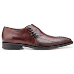 Belvedere Savana Ostrich & Calf Loafers Antique Wine