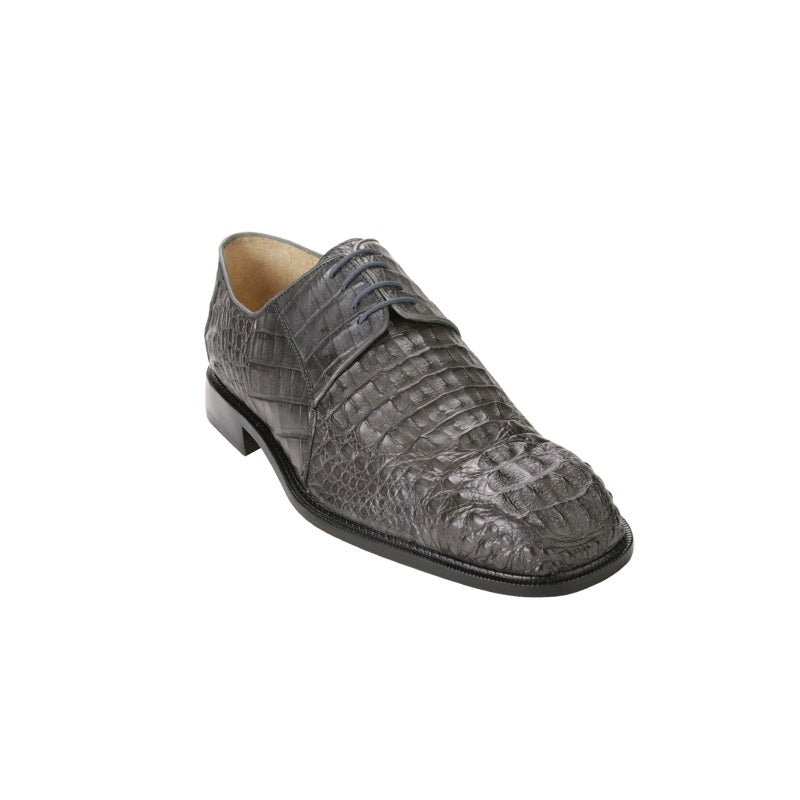 Belvedere Coppola Caiman Lace Up Shoes Gray