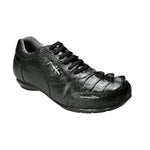 Belvedere Cresta Hornback & Lizard Sneakers Black