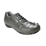 Belvedere Cresta Hornback & Lizard Sneakers Gray