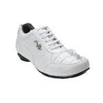Belvedere Cresta Hornback & Lizard Sneakers White