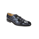 Belvedere Fabrizio Calfskin/Lizard/Croc Shoes Navy