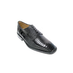 Belvedere Olivo Lizard Shoes Black
