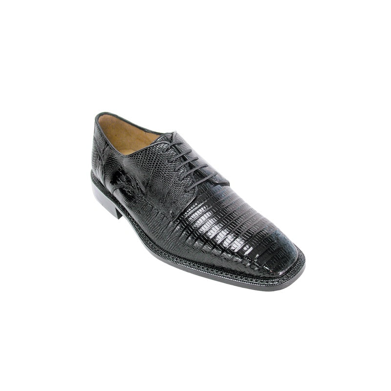 Belvedere Olivo Lizard Shoes Black