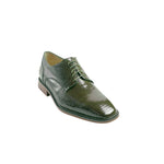 Belvedere Olivo Lizard Shoes Olive