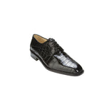 Belvedere Panda Crocodile Shoes Black
