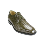 Belvedere Panda Crocodile Shoes Olive