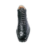 Belvedere Pero Ostrich Boots Black