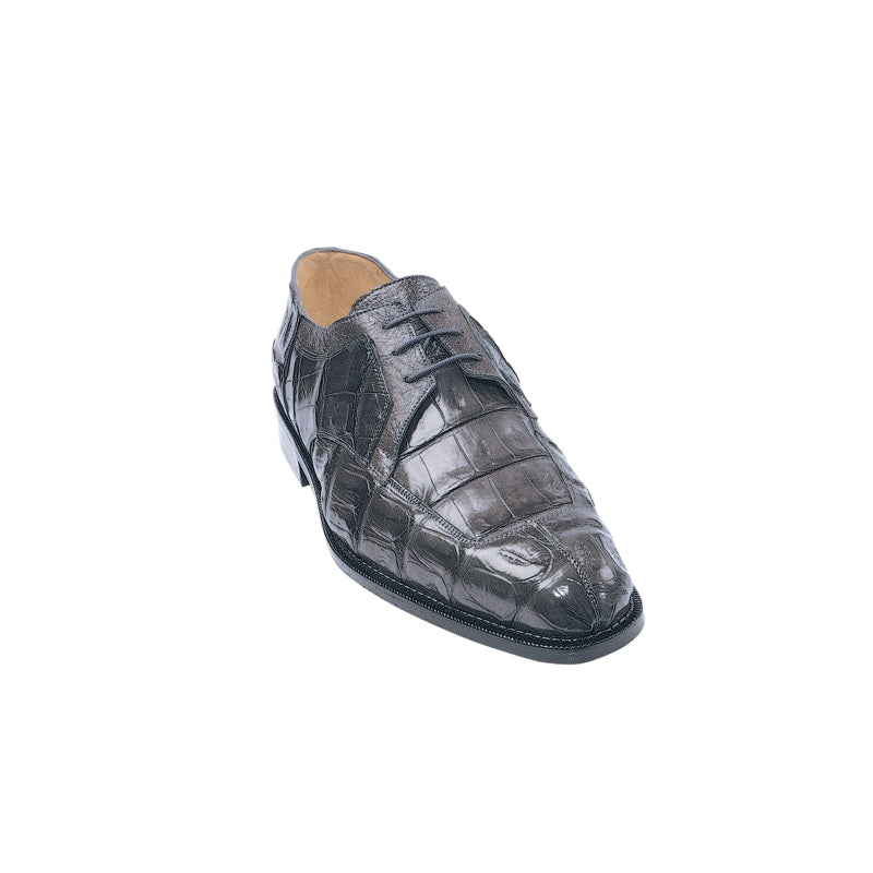 Belvedere Susa Crocodile/Ostrich Shoes Gray