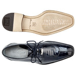 Belvedere Siena Ostrich Lace Up Shoes Navy (1463)