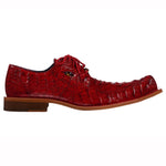 Belvedere Simon Caiman Crocodile Shoes Antique Cherry