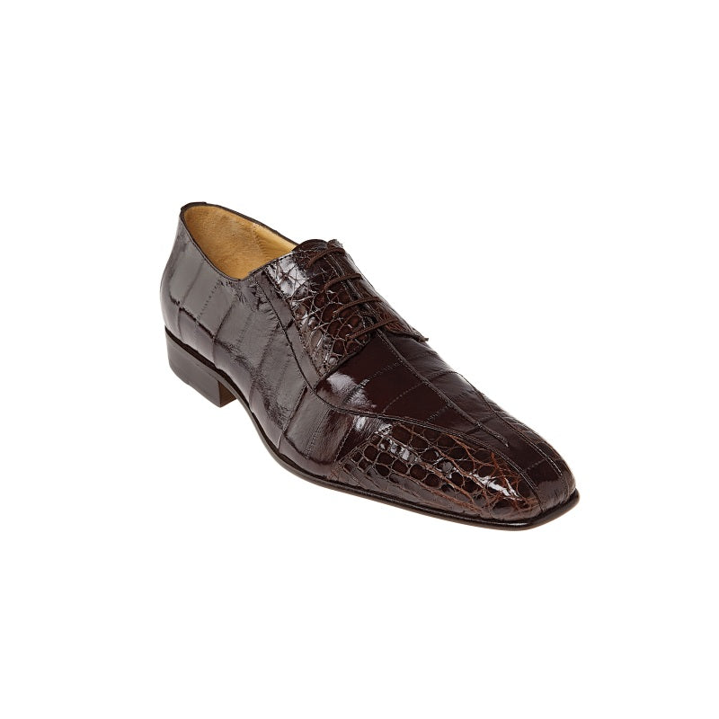 Belvedere Sole Caiman & Eel Shoes Brown