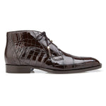 Belvedere Alligator Chukka Boots Chocolate