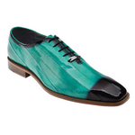 Belvedere Stella Eel Lace Up Shoes Antique Mint