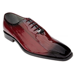 Belvedere Stella Eel Lace Up Shoes Scarlet Red