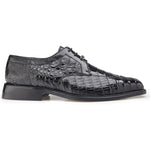 Belvedere Susa Crocodile/Ostrich Shoes Black