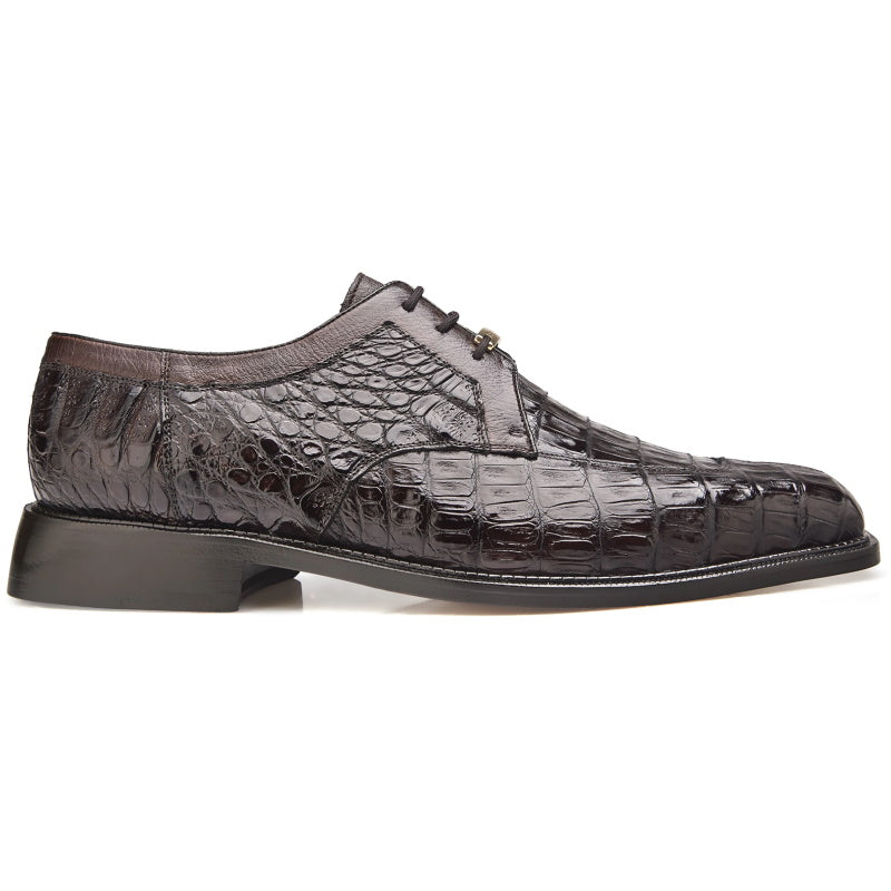 Belvedere Susa Crocodile/Ostrich Shoes Brown