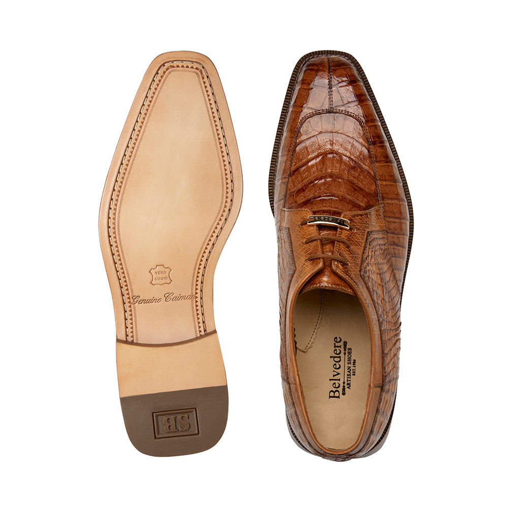 Belvedere Susa Crocodile Shoes Antique Sport