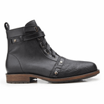 Belvedere Tazio Shark & Alligator Boots Tobacco / Antique Burgundy