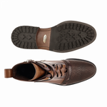 Belvedere Tazio Shark & Alligator Boots Tobacco / Antique Burgundy