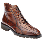 Belvedere Terme Hornback & Calfskin Boots Camel/Antique Almond