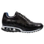 Belvedere Todd Ostrich Leg Sneakers Black