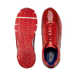 Belvedere Todd Ostrich Sneakers Red