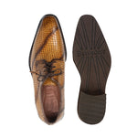 Belvedere Tony Snake Skin Shoes Antique Almond
