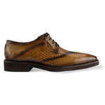 Belvedere Tony Snake Skin Shoes Antique Almond