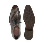 Belvedere Tony Snake Skin Shoes Antique Gray