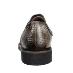 Belvedere Tony Snake Skin Shoes Antique Gray