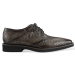 Belvedere Tony Snake Skin Shoes Antique Gray