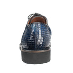 Belvedere Tony Snake Skin Shoes Antique Ocean