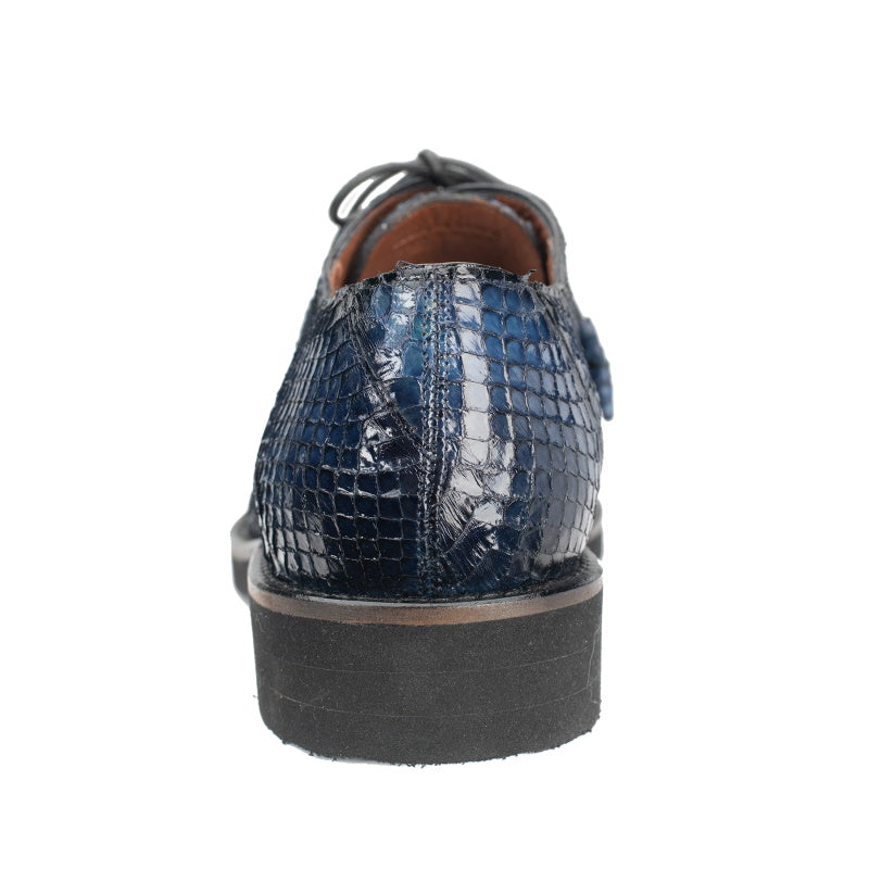 Belvedere Tony Snake Skin Shoes Antique Ocean