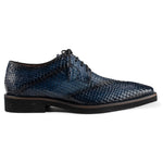 Belvedere Tony Snake Skin Shoes Antique Ocean
