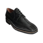 Belvedere Tyson Ostrich Leg & Calfskin Shoes Black