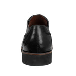 Belvedere Tyson Ostrich Leg & Calfskin Shoes Black