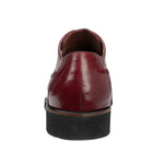 Belvedere Tyson Ostrich Leg & Calfskin Shoes Burgundy