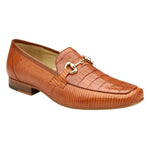 Belvedere Udine Genuine Caiman / Lizard Loafers Antique Brandy