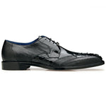 Belvedere Valter Caiman Crocodile & Lizard Shoes Black