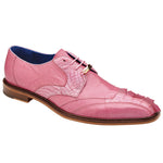 Belvedere Valter Caiman Crocodile & Lizard Shoes Rose Pink (1480)