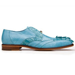 Belvedere Valter Caiman Crocodile & Lizard Shoes Summer Blue