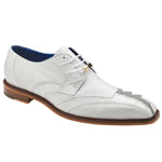 Belvedere Valter Caiman Crocodile & Lizard Shoes White (1480)