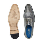Belvedere Valter Genuine Caiman Crocodile / Lizard Shoes Gray (1480)